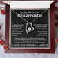 To My Beautiful Soulmate Forever Love Hearts Necklace, Anniversary Gift for Girlfriend with Message Card