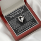 Forever Love To My Soulmate Heart Necklace, Anniversary Soulmate Jewelry, Gift for Girlfriend