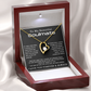To My Beautiful Soulmate Forever Love Hearts Necklace, Anniversary Gift for Girlfriend with Message Card