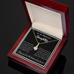 To my Beautiful Daughter, Alluring Beauty Yellow and White Gold Necklace with Message card