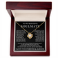 To My Beautiful Soulmate Love Knot Necklace, Gift for Wife, Girlfriend, Anniversary Necklace