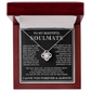 To My Beautiful Soulmate Love Knot Necklace, Gift for Wife, Girlfriend, Anniversary Necklace