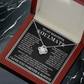 To My Beautiful Soulmate Love Knot Necklace, Gift for Wife, Girlfriend, Anniversary Necklace