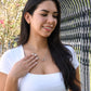 To My Beautiful Soulmate Interlocking Hearts Necklace, Gift for Wife, Girlfriend, Anniversary Necklace