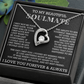 Forever Love To My Soulmate Heart Necklace, Anniversary Soulmate Jewelry, Gift for Girlfriend