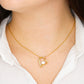 Forever Love To My Soulmate Heart Necklace, Anniversary Soulmate Jewelry, Gift for Girlfriend