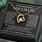 Forever Love To My Soulmate Heart Necklace, Anniversary Soulmate Jewelry, Gift for Girlfriend